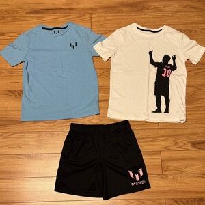 Good condition Size Large 10/12 Messi T-Shirts and Shorts